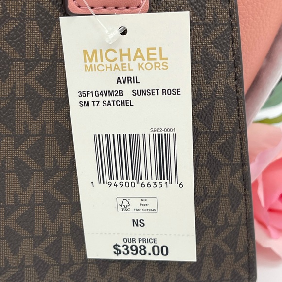 Michael Kors Small Avril Top Zip Satchel  … - Picture 11 of 11